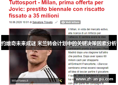 约维奇未来成谜 米兰转会计划中的关键决策因素分析 约维奇未来成谜 米兰转会计划中的关键决策因素分析